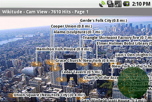 Droid travel guide AR