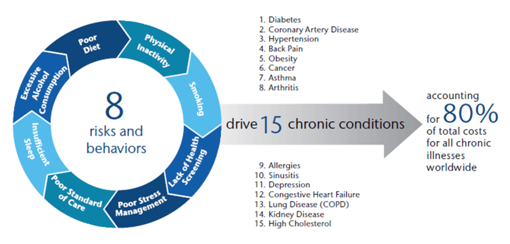 Health Risks O | 8 Risks Drive 15 Conditions And 80% Of Healthcare CostsEnabling ...